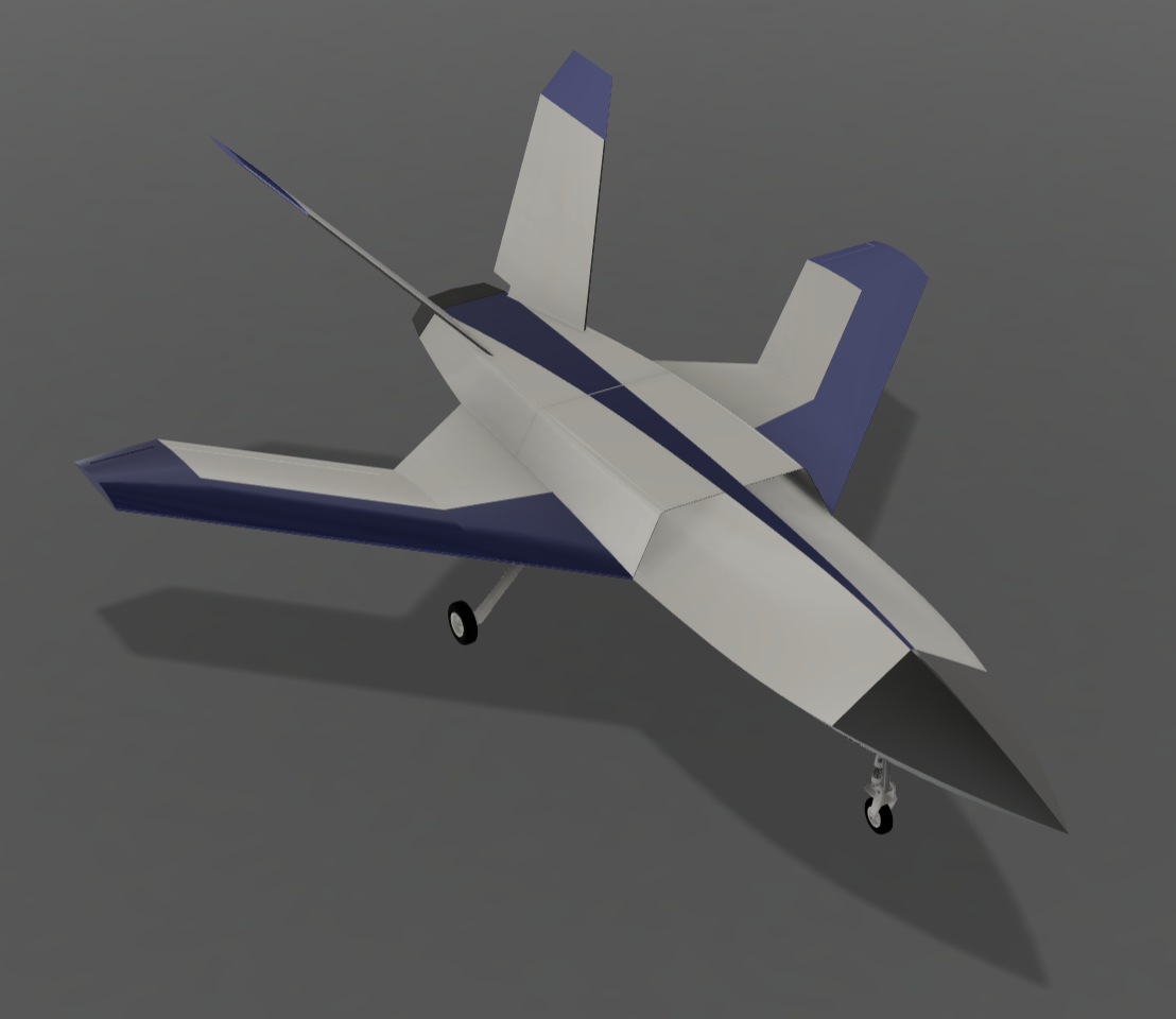 Fixed-wing UAV - external view